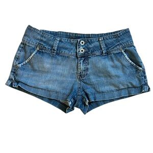Guess Blue Jean Shorts for Women Micro Mini Y2K 90s Size 29